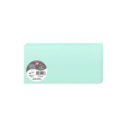 25 cartes pliées Pollen 106x213 mm - Vert jade