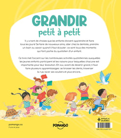 Grandir petit à petit : 44 conseils pour bien s'épanouir - Un guide des activités quotidiennes auxquelles les jeunes enfants participent et s'identifient