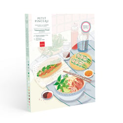 Peinture au numéro Petit pinceau - Vietnamese Food par Jayne Wong  - 24,5 x 32,5 cm