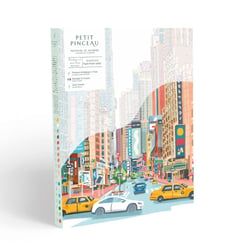 Peinture au numéro Petit pinceau- Broadway and West 53RD par Grace Helmer  - 24,5 x 32,5 cm
