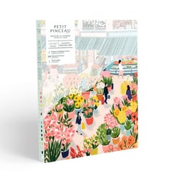 Peinture au numéro Petit pinceau - Flower Market par Zaze Art  - 24,5 x 32,5 cm