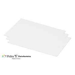 25 cartes Pollen 158x222 mm  - Blanc