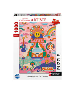 Nathan puzzle 1000 pièces - Hippie style / Cha cha Pop