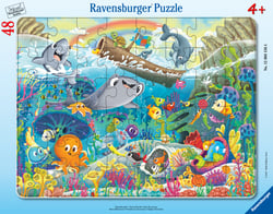 Puzzle cadre 30-48 pièces - Amis des océans