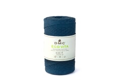 Pelote de fil à tricoter - DMC - Eco Vita 4 - Bleu 078