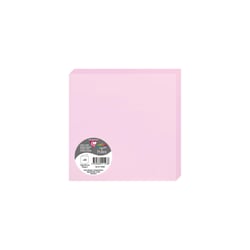 25 cartes pliées Pollen 160x160 mm - Rose dragée
