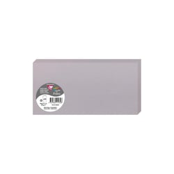 25 cartes pliées Pollen 106x213 mm - Gris koala