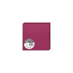 25 cartes pliées Pollen 135x135 mm - Framboise