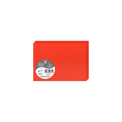 25 cartes pliées Pollen 110x155 mm - Rouge corail