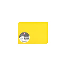 25 cartes pliées Pollen 110x155 mm  - Jaune soleil