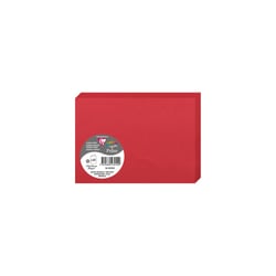 25 cartes pliées Pollen 110x155 mm  - Rouge groseille