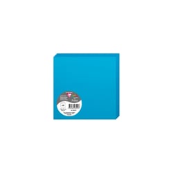 25 cartes pliées Pollen 135x135 mm  - Bleu turquoise
