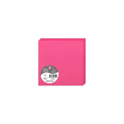 25 cartes pliées Pollen 135x135 mm  - Rose fuchsia