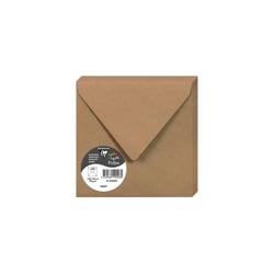 20 enveloppes Pollen 140x140 mm - Kraft