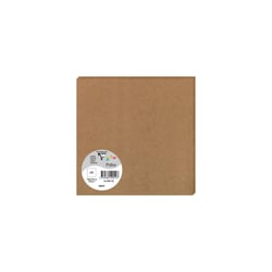 25 cartes simples Pollen 160x160 mm - Kraft