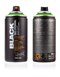Bombe de peinture acrylique Black Montana - 150 ml - Irish Green 6045