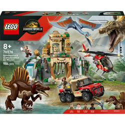 LEGO® 76976 - Mission aérienne avec le spinosaure et le quetzalcoatlus - Jurassic World