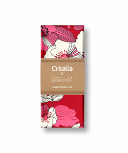 Tissu en viscose Domotex - 200 x 150 cm - Rouge / Rose
