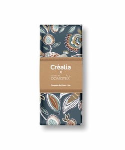 Tissu en viscose Domotex - 200 x 150 cm - Ardoise / Toffee