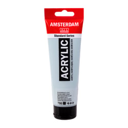 Tube 120 ml de peinture acrylique Amsterdam Standard Series - Gris bleuâtre clair 750 - Semi-transparent