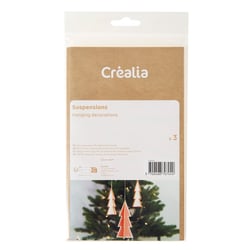 Sapins 3D à suspendre x3 - Créalia