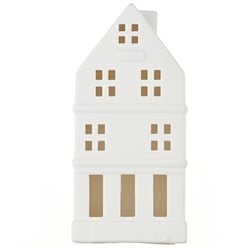 Maison hollandaise en céramique - 7 x 5,5 x 14,5 cm - Créalia