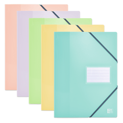 Porte-vues A4 plastique Oxford - 160 vues - Modèles aléatoires - School Life - Vendu à l'unité