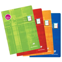 Cahier d'écriture piqué spécial Dys Clairefontaine - Modèle aléatoire - A4 - 48 pages lignées