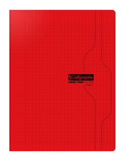 Cahier Calligraphe - Rouge – 24 x 32 cm – 96 pages seyès