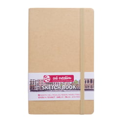 Carnet de croquis Talens - Kraft - 13 x 21 cm - Art Creation - 80 feuilles