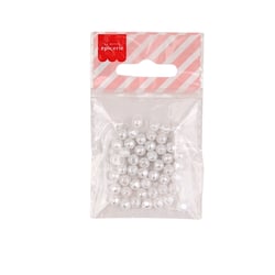 Lot de 50 perles rondes La Petite Epicerie - 4 à 5 mm - Nacré