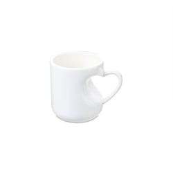 Mug coeur entier sublimable - Créalia