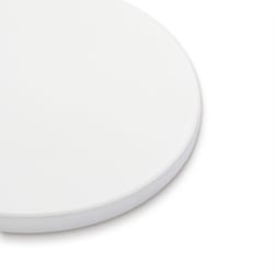 Rond céramique sublimable - Ø 10,8cm - Blanc mat - Créalia