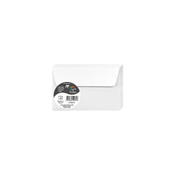 20 enveloppes Pollen - Clairefontaine - Blanc irisé - 90x140 mm 