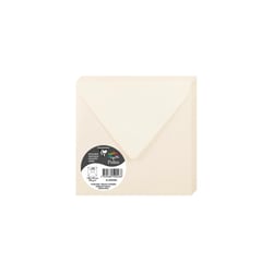 20 enveloppes Pollen 140x140 mm - Ivoire irisé
