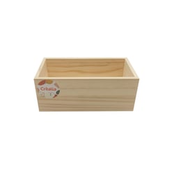 Boîte en bois à décorer - 10 x 20 x 8cm - Créalia