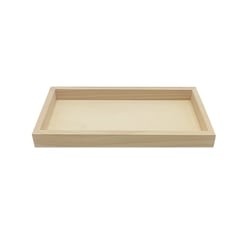 Plateau en bois à décorer - 10 x 20cm - Créalia