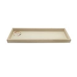 Plateau en bois à décorer - 10 x 30cm - Créalia