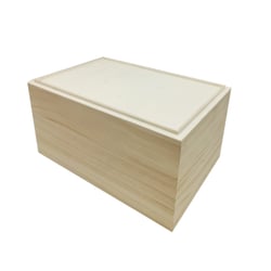 Boîte en bois à décorer - 20 x 30 x 15cm - Créalia