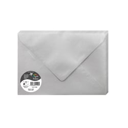 20 enveloppes Pollen 162x229mm - Argent