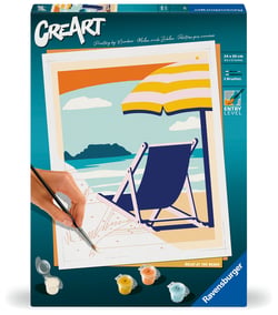 Peinture au numéro Ravensburger - CreArt - Relax at the Beach - 24 x 30 cm
