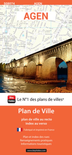 Agen : Plan de ville (édition 2025)