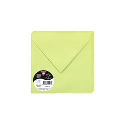 20 enveloppes Pollen 165x165 mm - Vert bourgeon