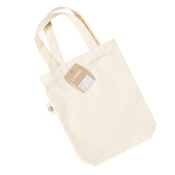 Mini tote bag coton - Écru - 20 x 25 cm - Créalia