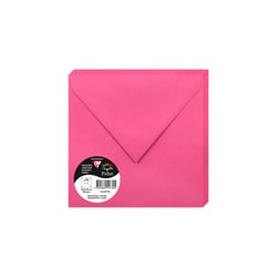 20  enveloppes Pollen 165x165 mm  - Rose fuchsia