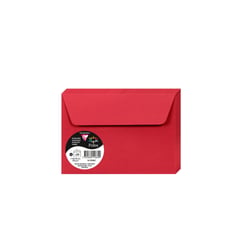 20  enveloppes Pollen - Clairefontaine - Rouge groseille - 114x162 mm