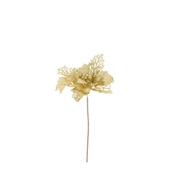 Fleur de Noël ajourée Artyfêtes - Doré