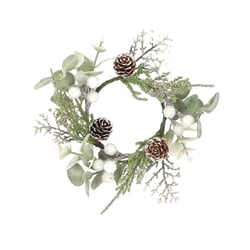 Couronne Artyfêtes - Neige glaciale paillettes 
