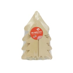 Lot de 2 sapins en bois à construire