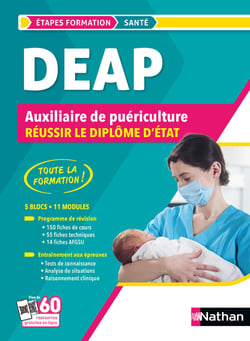DEAP : Réussir le diplôme d'État Auxiliaire de puériculture